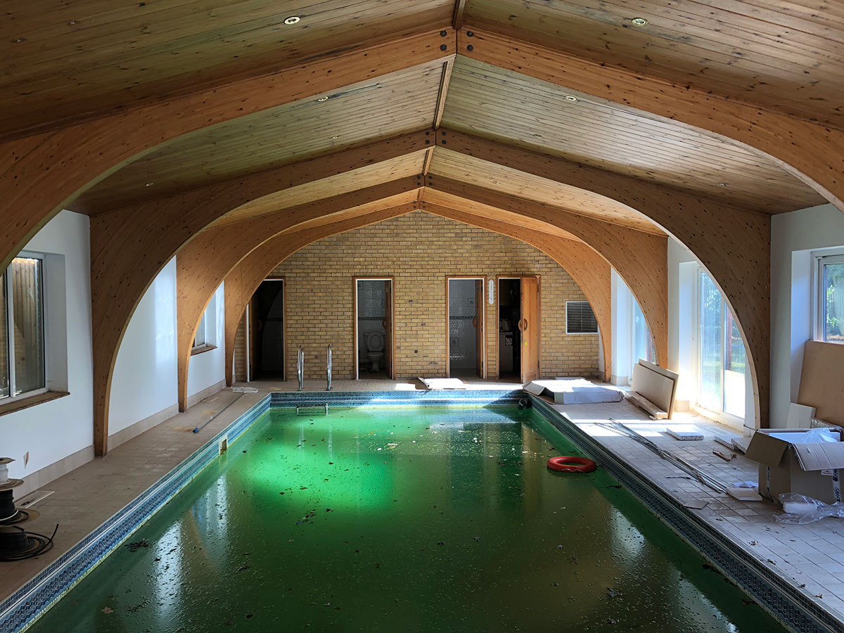 Indoor Swimming Pool Refurbishment, Brentwood, Essex