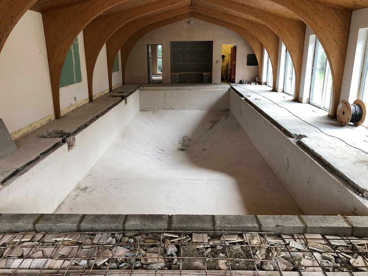 Indoor Swimming Pool Refurbishment, Brentwood, Essex