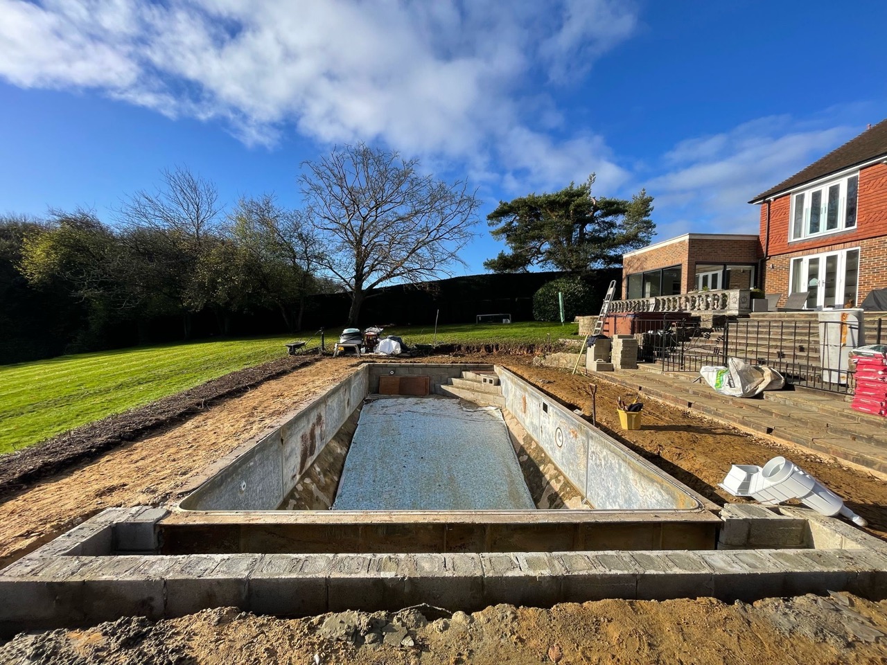 Outdoor Swimming Pool Refurbishment Wiltshire - Bespoke Swimming Pools