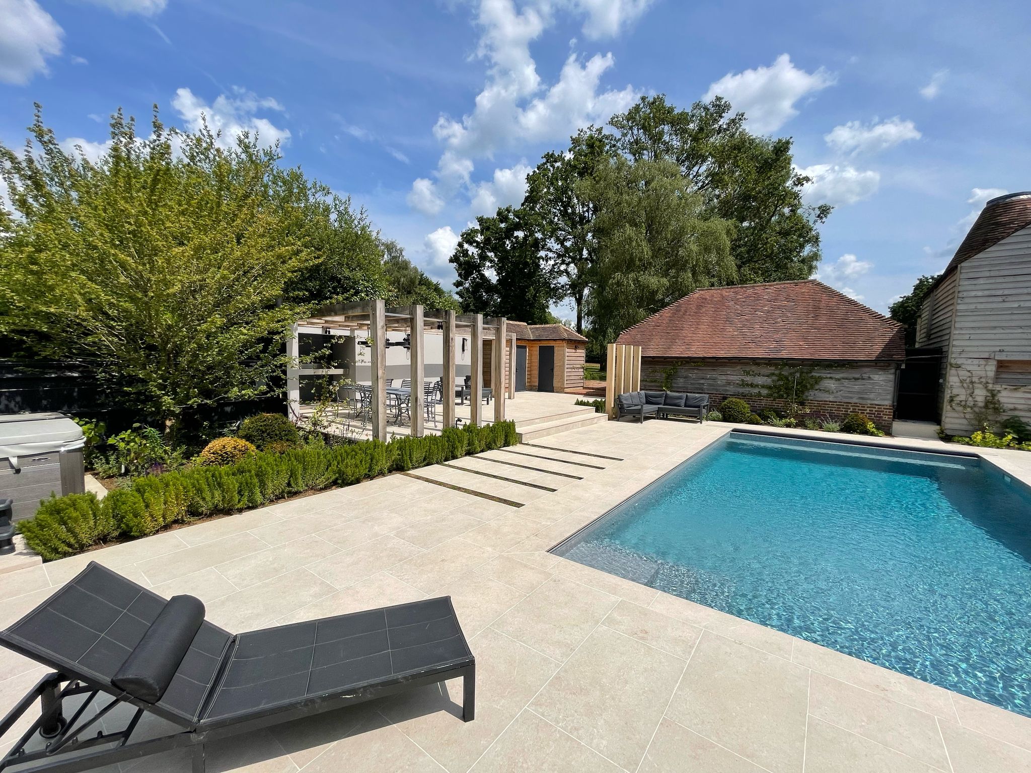 Outdoor Swimming Pool Refurbishment Wiltshire - Bespoke Swimming Pools